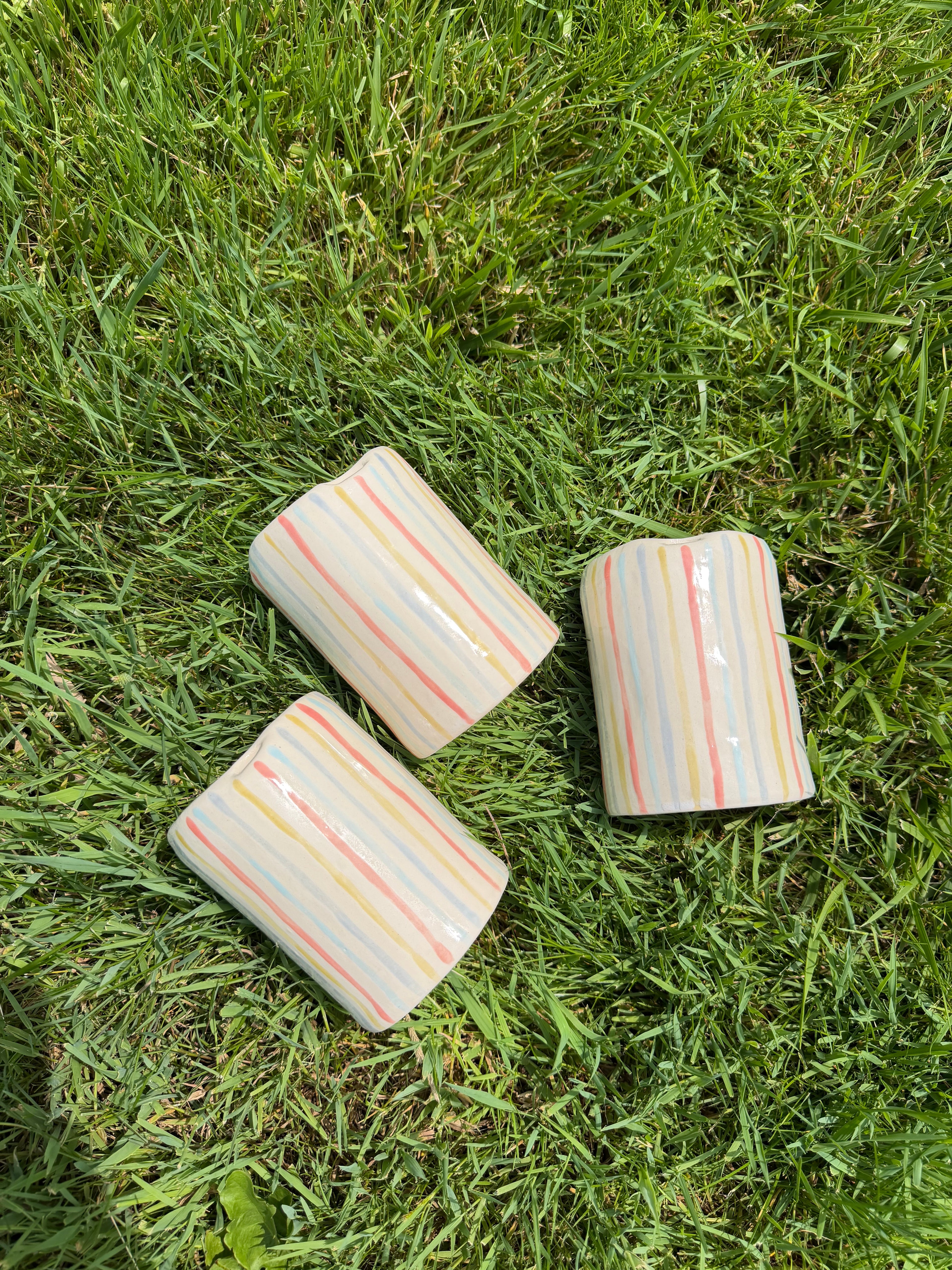 The Boardwalk Stripe Travel Mug
