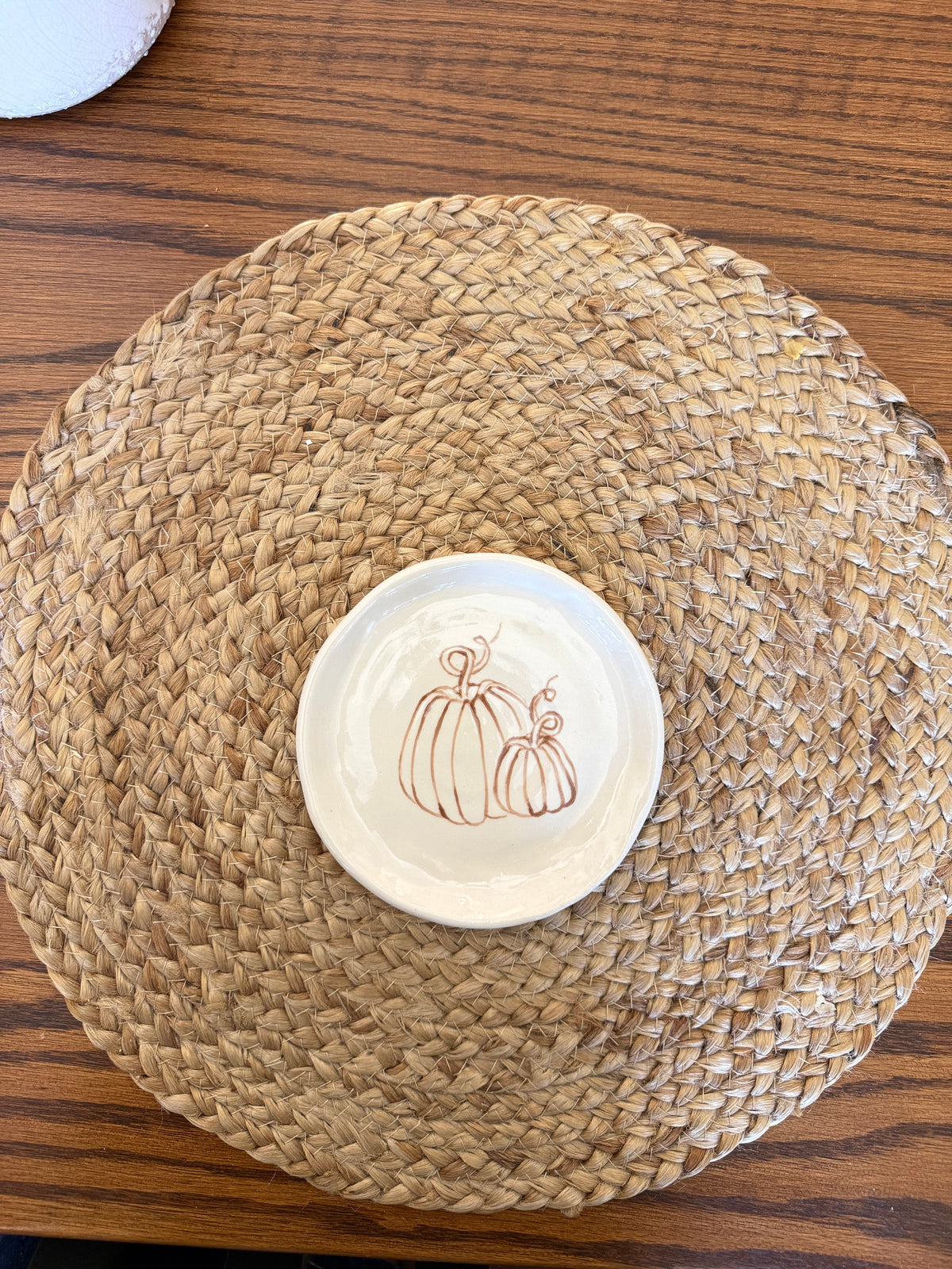 The Pumpkin Patch Saucer - BROWN