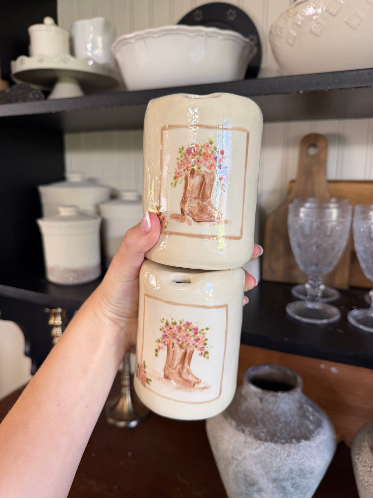 The Cowboy In Bloom Travel Cup