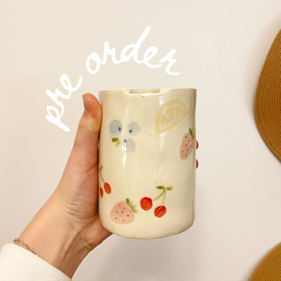 PRE ORDER YOUR BERRY FIELDS ON-THE-GO CUP *3-6 WEEK WAIT TIME*