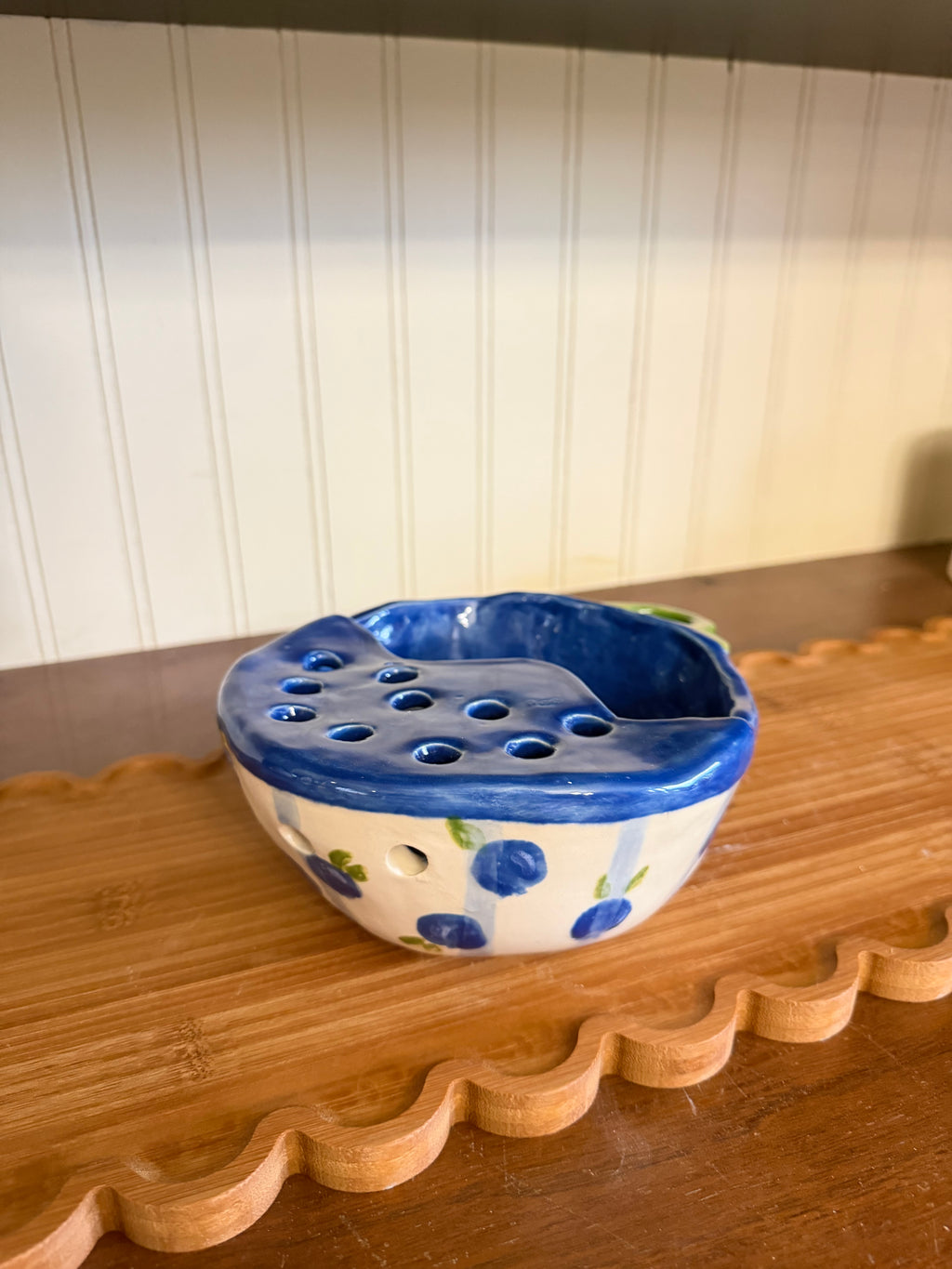 Blueberry Berry Strainer Bowl
