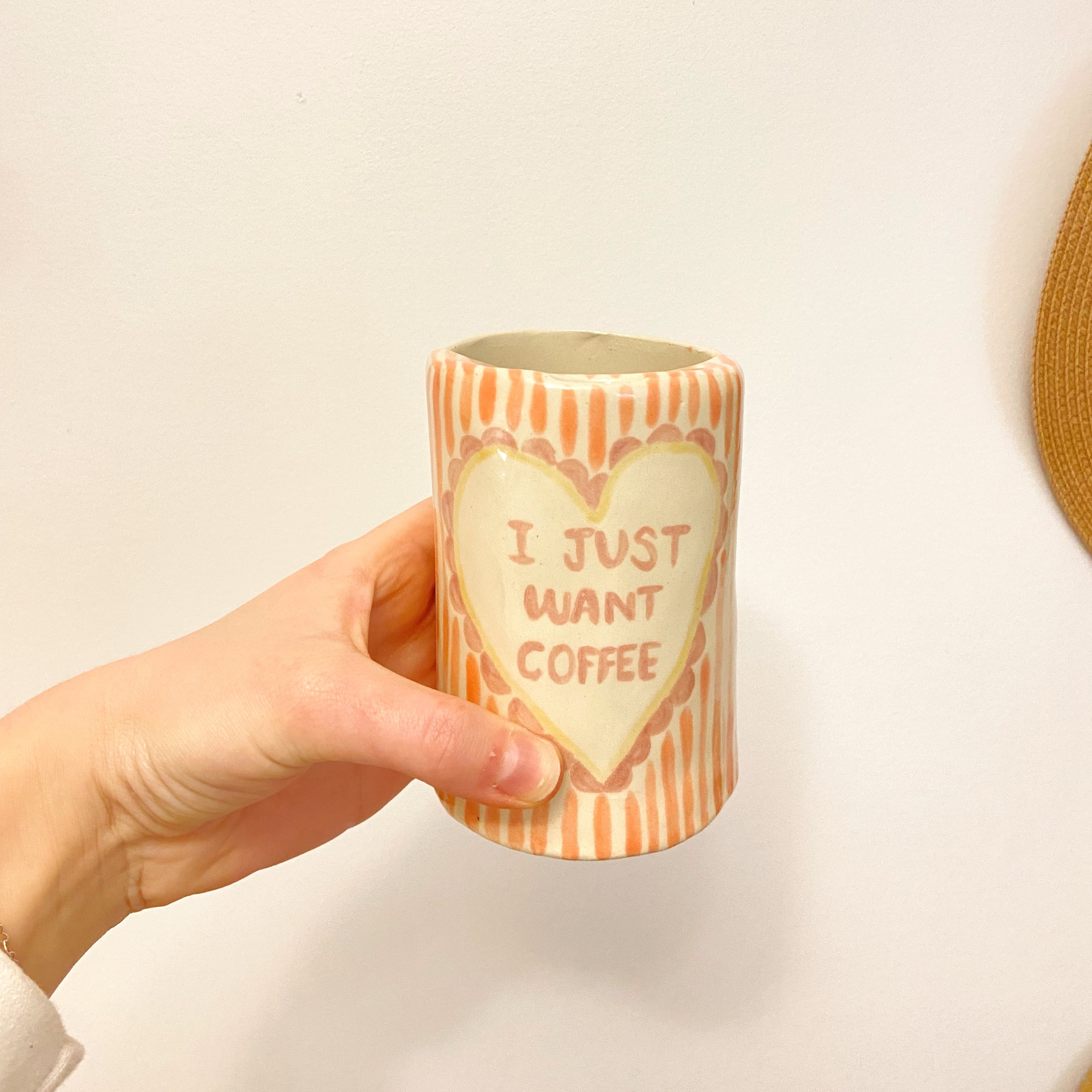 PRE ORDER YOUR “I JUST WANT COFEE” ON-THE-GO CUP *3-6 WEEK WAIT TIME*