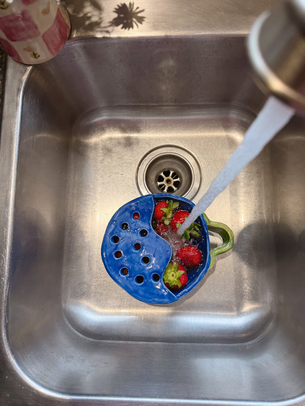 Blueberry Berry Strainer Bowl