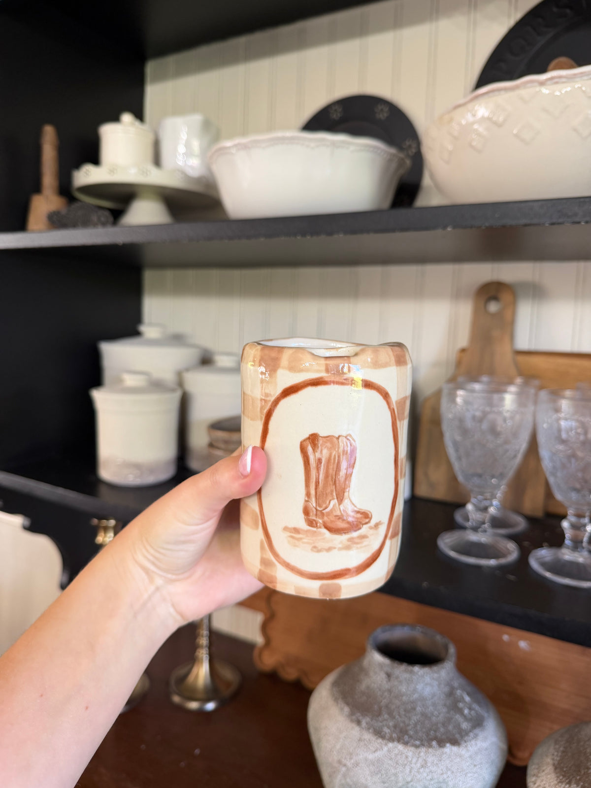 The Country Picnic Travel Cup - BEIGE