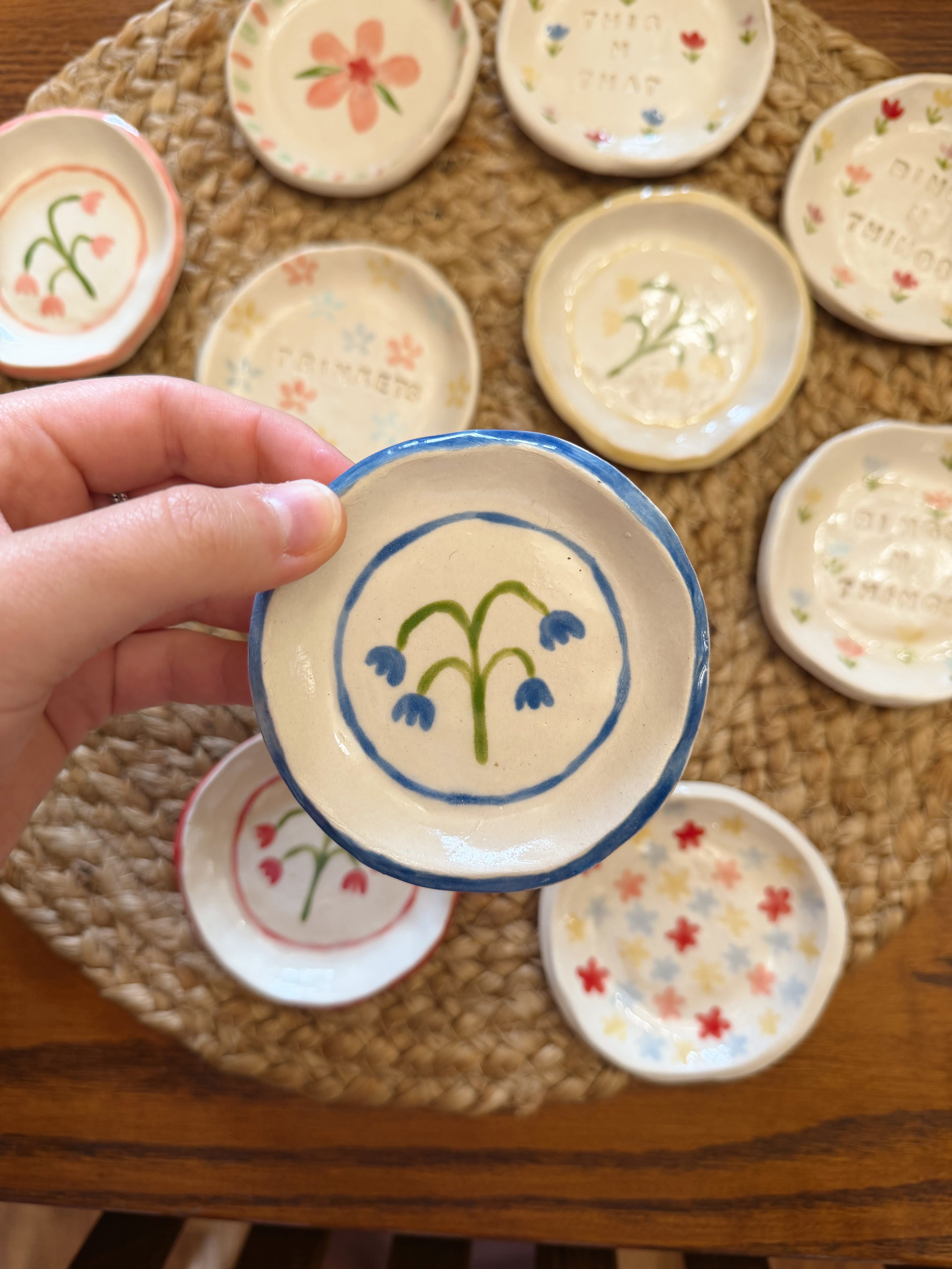 Tulip Trinket Dish - ROYAL BLUE