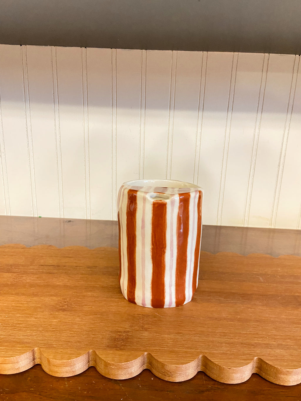 On-The-Go Cup - Brown Stripes
