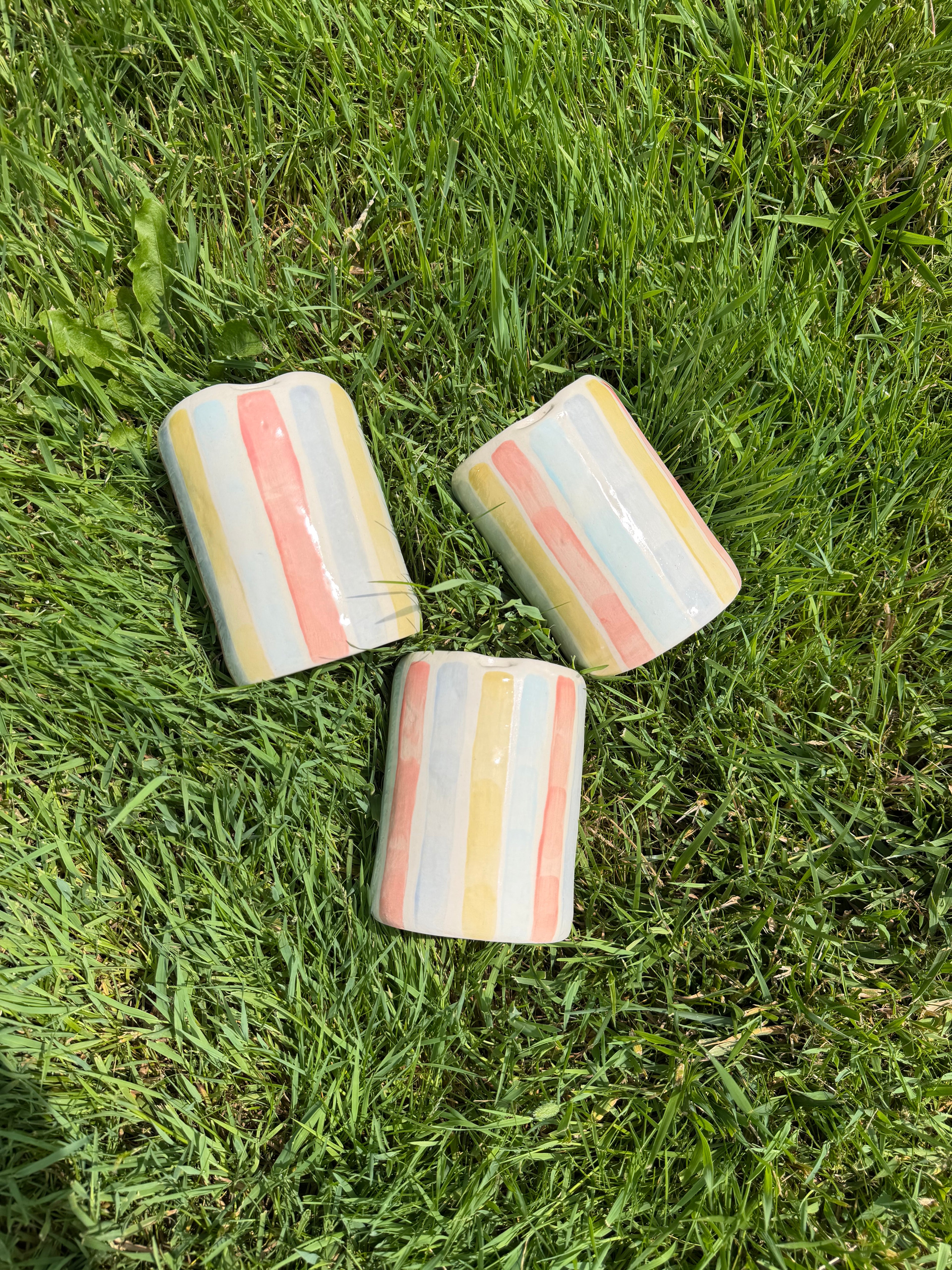 The Cottage Stripe Travel Mug