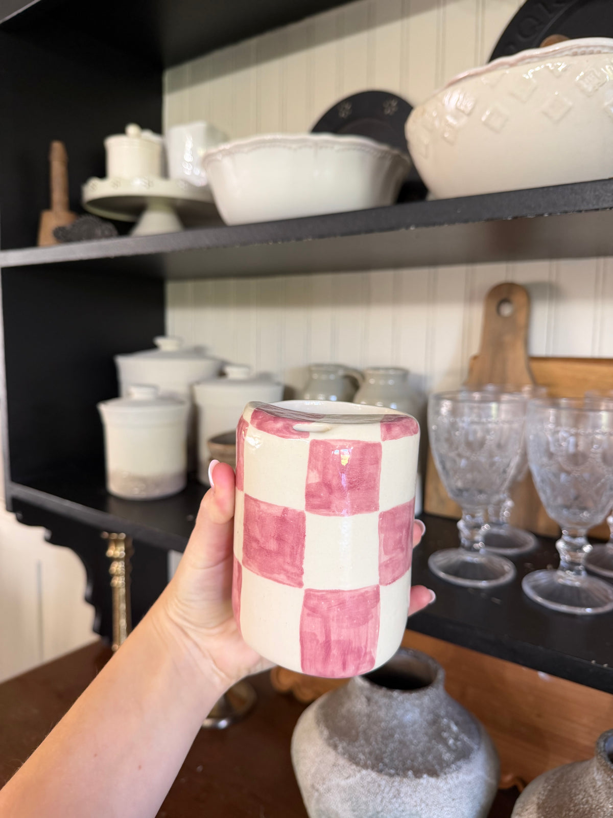 The Checkered Travel Cup - PINK