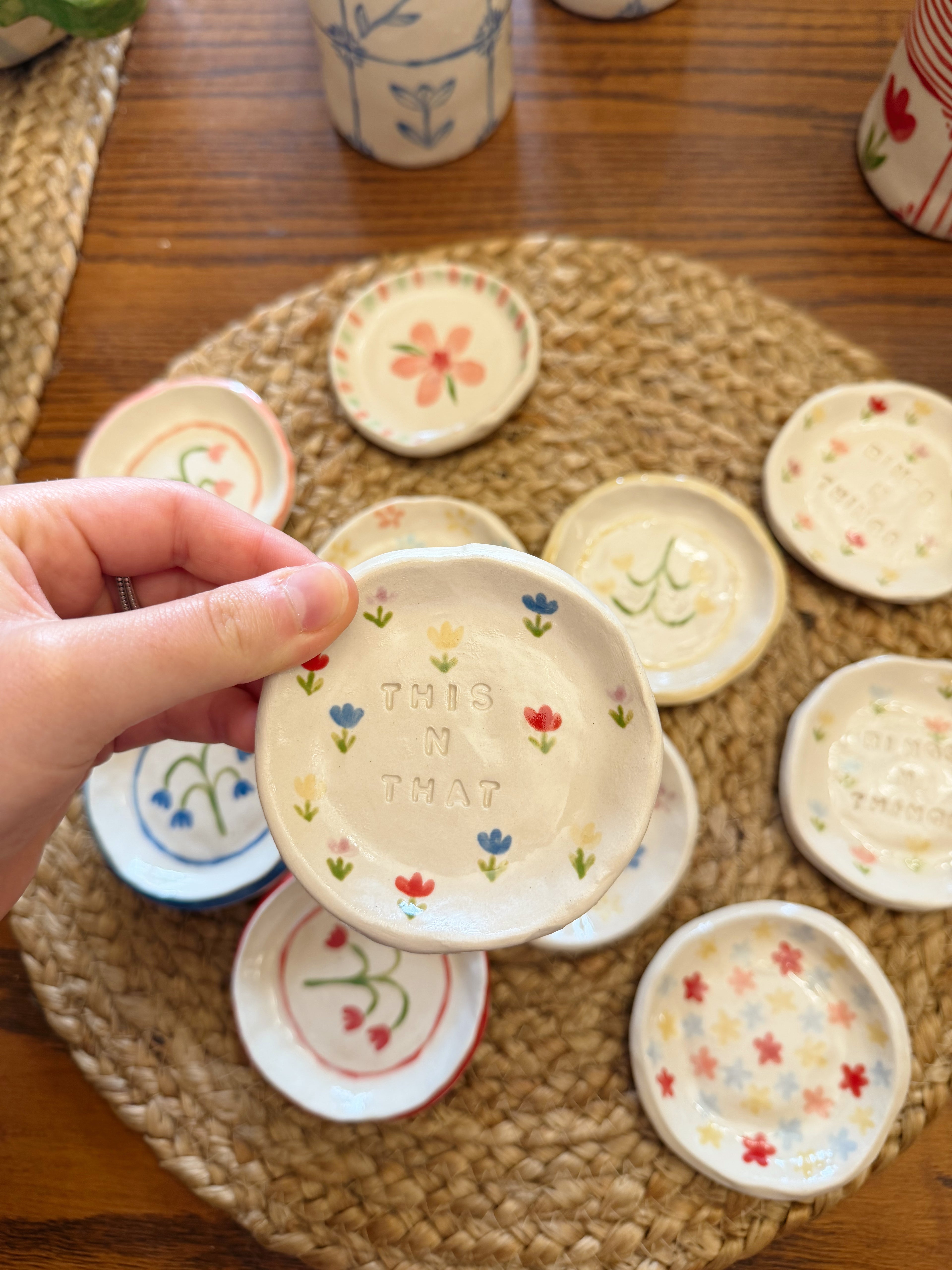This n That Trinket Dish - ROYAL BLUE MIX