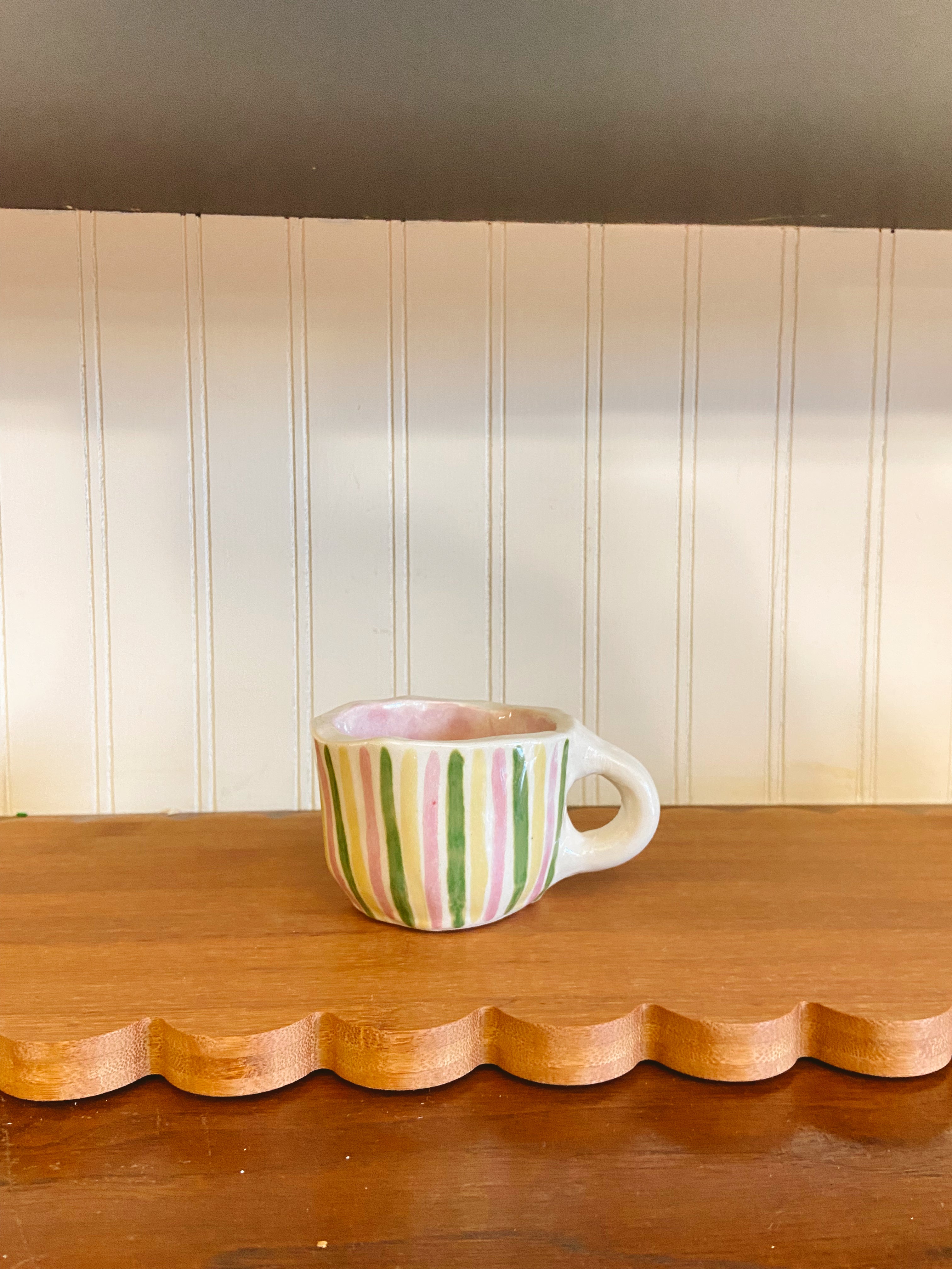 The Picnic Mini Mug - Mixed Stripes